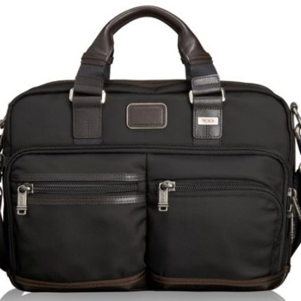 Tumi Alpha Bravo Andersen Slim Commuter Brief